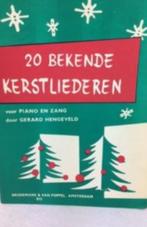 piano, zang: 20 Bekende Kerstliederen-kerstmis, Ophalen of Verzenden, Gebruikt, Artiest of Componist, Zang