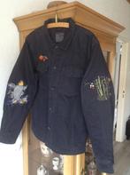 Heren jacket Jas Tussen jack Zara Maat L Donkerblauw, Maat 52/54 (L), Blauw, Ophalen of Verzenden, Zo goed als nieuw