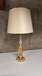 Prachtige vintage marmeren schemerlamp, Huis en Inrichting, Lampen | Tafellampen, Ophalen of Verzenden, Zo goed als nieuw, Minder dan 50 cm
