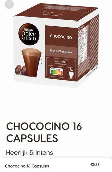 Nescafe Dolce Gusto Chococino 16 cups beschikbaar voor biedingen