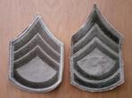 US Army rangtekens Sergeant set €5,-, Ophalen of Verzenden, Landmacht, Amerika, Embleem of Badge