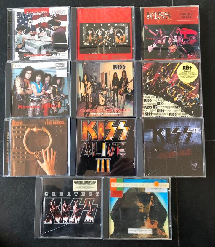 Kiss CD Collectie - Diverse Albums, Cd's en Dvd's, Cd's | Hardrock en Metal, Gebruikt, Ophalen of Verzenden