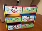 Speelgoed opbergrekje/kastje Mickey Mouse, Ophalen of Verzenden, Zo goed als nieuw, Overige typen