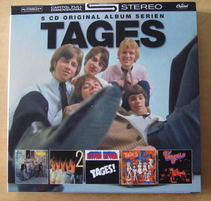The Tages 5CD-Box Original Album Series 1965-67, Cd's en Dvd's, Cd's | Pop, Zo goed als nieuw, 1960 tot 1980, Boxset, Ophalen of Verzenden