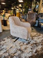 Draai fauteuil trendy stof, Huis en Inrichting, Fauteuils, Ophalen of Verzenden, Nieuw, Stof, 50 tot 75 cm
