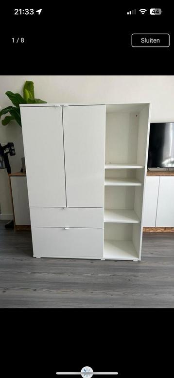 Vihals kast kledingkast boekenkast opbergkast 105 x 140 x 37 beschikbaar voor biedingen