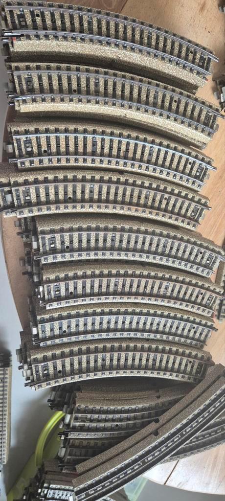 Aangeboden Marklin rails en huisjes, Hobby en Vrije tijd, Modeltreinen | H0, Gebruikt, Rails, Wisselstroom, Märklin, Analoog, Ophalen