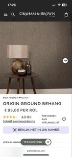 Graham & Brown Behang - 7 rollen nieuw!, Huis en Inrichting, Stoffering | Behang, Ophalen, 25 tot 50 m², Bruin, Luxe