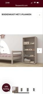Flexa Boekenkast met 3 Planken - whitewash!, Huis en Inrichting, Ophalen, Met plank(en), 100 tot 150 cm, Nieuw
