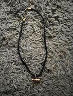 Ketting neushoorn, Gebruikt, Zwart, Ophalen of Verzenden, Overige materialen