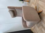Sta op stoel relax fauteuil draai ster creme stof accu, Huis en Inrichting, Fauteuils, Minder dan 75 cm, Ophalen of Verzenden