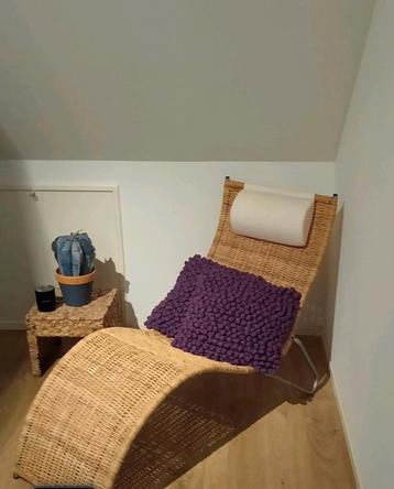 Rieten Lounge Stoel beschikbaar voor biedingen