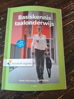 Basiskennis taalonderwijs, Boeken, Studieboeken en Cursussen, Zo goed als nieuw, Henk Huizenga, Rolf Robbe, Beta, HBO