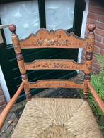 *****   ANTIEKE   HINDELOOPEN  STOEL  *****, Ophalen of Verzenden, Voor 1920, Overijssel
