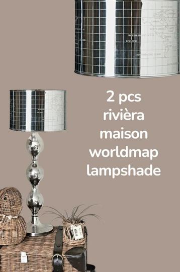 2pcs rivièra maison worldmapshade
* Lamp Voet kado * beschikbaar voor biedingen