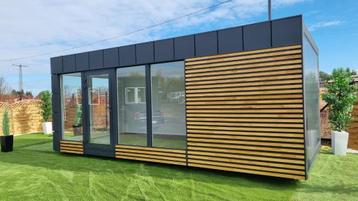 tuinhuisje wooncontainer houten huis 7x3 m GRATIS LEVERING beschikbaar voor biedingen