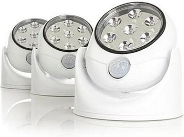 LED spot op batterijen met bewegingsmelder beschikbaar voor biedingen