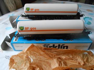 Märklin 4748 2x, BP gasketelwagons van de DSB Denemarken beschikbaar voor biedingen