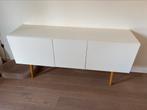 Zweeds Dressoir witet eiken houtenpoten, Ophalen, Zo goed als nieuw, 25 tot 50 cm