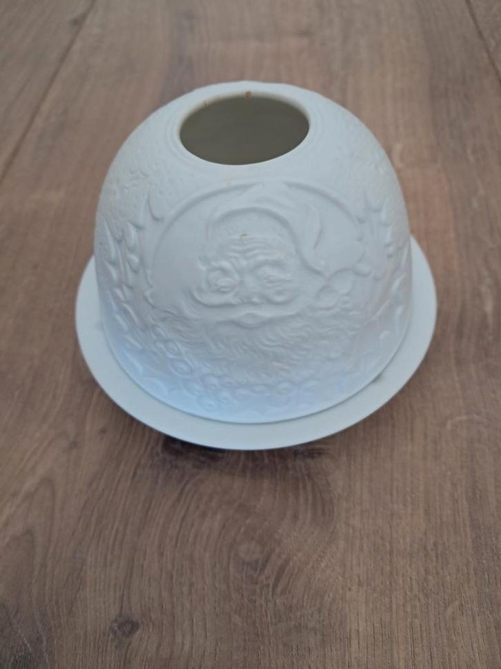 sfeerlicht porselein, Huis en Inrichting, Woonaccessoires | Kandelaars en Kaarsen, Gebruikt, Kaars, Minder dan 25 cm, Overige materialen