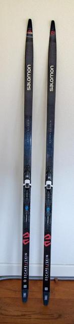Langlaufski klassiek 188 cm met skins, Ophalen, Salomon, Ski's, Gebruikt