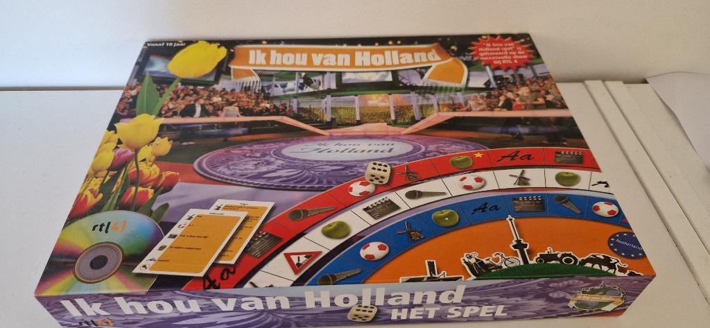 Spel Ik hou van Holland Nieuw, Drie of vier spelers, Ophalen, Nieuw