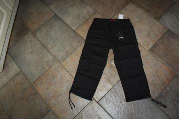 Angels Zulu vlot 100% linnen capri broek mt 36/S KOOPJE beschikbaar voor biedingen