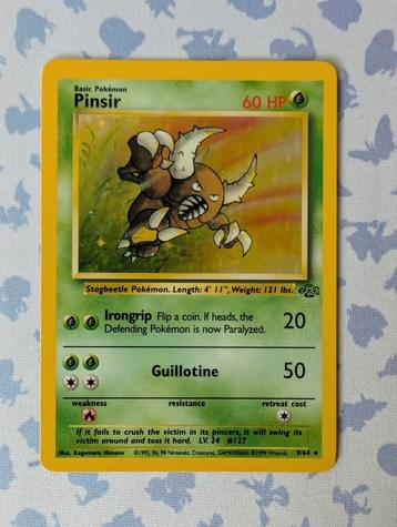 Pinsir Jungle Holo 9/64 Pokemon beschikbaar voor biedingen