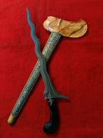 Antieke Keris Jarudeh 9 Luk Keleng Gayaman Surakarta SVA23, Verzenden