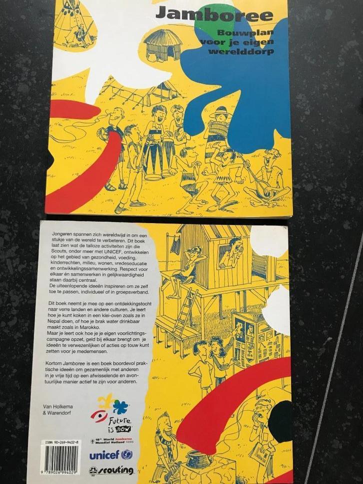 2x Scouting WSJ 1995 Bouwplan voor je eigen werelddorp, Verzamelen, Scouting, Nieuw, Boek of Tijdschrift, Ophalen of Verzenden