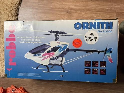 RC Helicopter Ornith S2500 Met Futaba remote control brandst, Hobby en Vrije tijd, Modelbouw | Radiografisch | Helikopters en Quadcopters