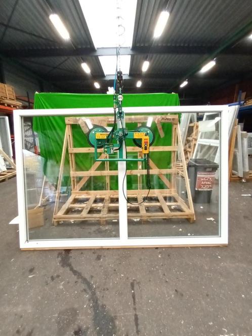 Kunststof Vast kozijn  b282 x h186,5 cm Wit  -1601-, Doe-het-zelf en Verbouw, Kozijnen en Schuifpuien, Zo goed als nieuw, Raamkozijn