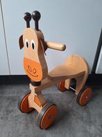 Scratch houten loopfiets: giraffe!, Ophalen of Verzenden, Gebruikt, Rij- of Hobbelspeelgoed