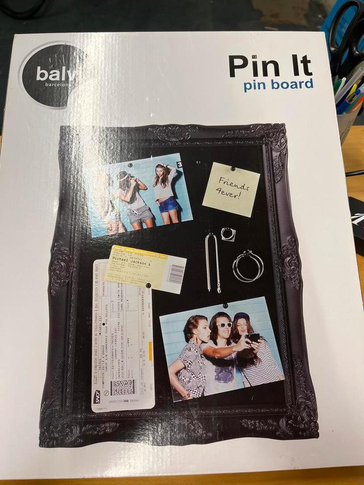 Nieuw Balvi Prikbord Zwart, Huis en Inrichting, Woonaccessoires | Memoborden, Nieuw, Prikbord, Ophalen of Verzenden