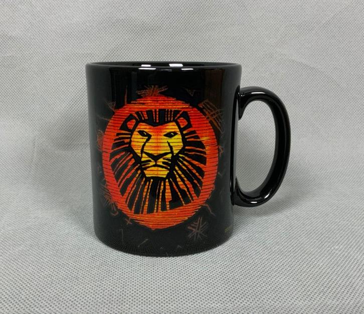 Disney Lion King Music London beker, zwart / oranje, Huis en Inrichting, Keuken | Servies, Nieuw, Overige typen, Overige stijlen