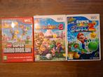 3 Mario WII spellen, Spelcomputers en Games, Games | Nintendo Wii, 3 spelers of meer, Ophalen, Zo goed als nieuw, Vanaf 3 jaar
