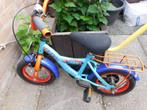 kinderfietsje met duwstang zonder zijwieltjes, Fietsen en Brommers, Ophalen, Gebruikt, Minder dan 16 inch