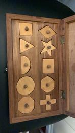 Antieke vintage blokkendoos hout speelgoed, Antiek en Kunst, Ophalen of Verzenden