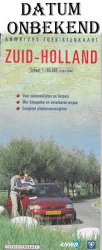pl13 - ANWB/ VVV Plattegrond Zuid-Holland, Gelezen, Ophalen of Verzenden, Landkaart, 1800 tot 2000