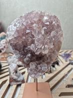Roze amethist chalcedoon cluster, Verzamelen, Mineralen en Fossielen, Ophalen of Verzenden
