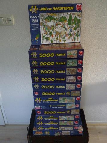 Jan van Haasteren puzzels van 2000 stukjes COMPLEET! beschikbaar voor biedingen