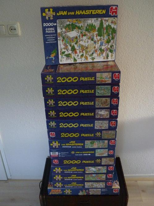 Jan van Haasteren puzzels van 2000 stukjes COMPLEET!, Hobby en Vrije tijd, Denksport en Puzzels, Zo goed als nieuw, Legpuzzel