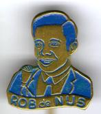 Rob de Nijs blauw op koper zanger speldje ( S_143 ), Verzenden, Zo goed als nieuw, Figuurtje, Speldje of Pin