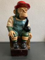 Keramiek Aap met Pijp - Vintage Decoratie, Antiek en Kunst, Ophalen of Verzenden