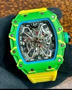 Richard mille horloge, Sieraden, Tassen en Uiterlijk, Ophalen of Verzenden, Nieuw, Zwart, Android
