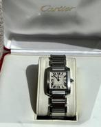Cartier Tank Française, Sieraden, Tassen en Uiterlijk, Horloges | Dames, Staal, Gebruikt, Staal, Polshorloge