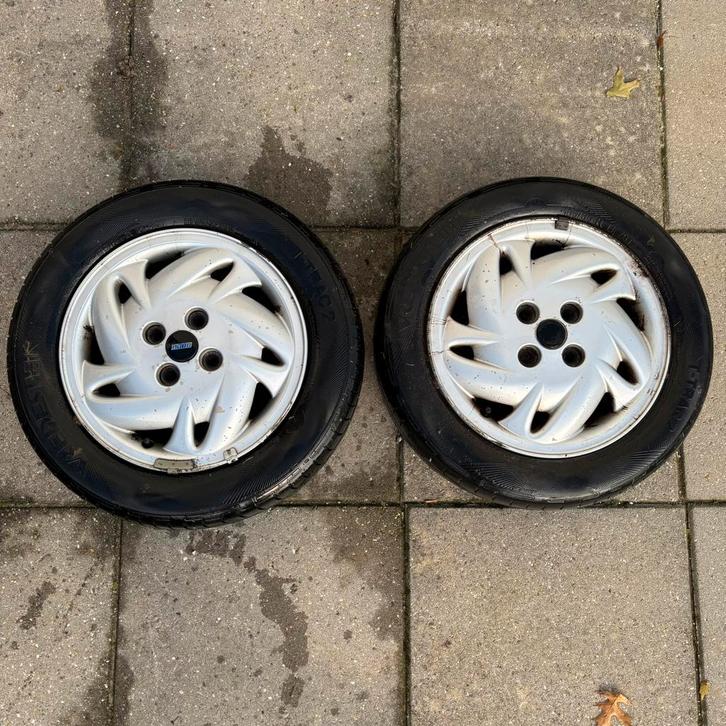 Vredestein T-trac 2 op velg - 175/65R14 - 4,5 mm profiel, Auto-onderdelen, Banden en Velgen, Banden en Velgen, Zomerbanden, 14 inch