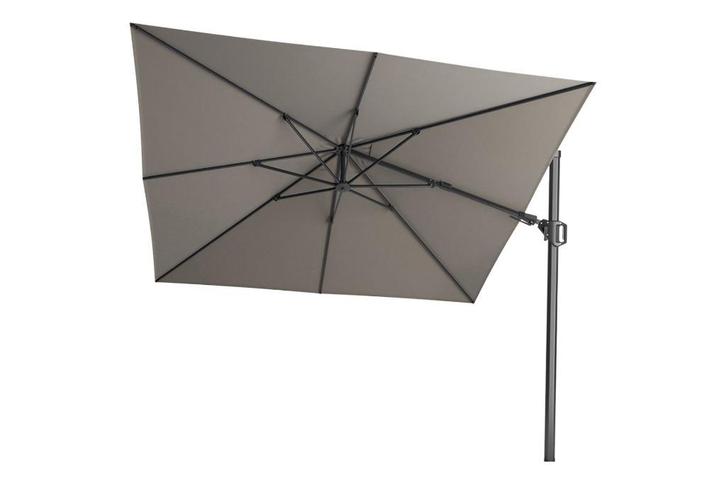 Platinum Challenger zweefparasol 3X3m T2 Premium Manhatten, Tuin en Terras, Parasols, Nieuw, Zweefparasol, 3 tot 4 meter, Kantelbaar