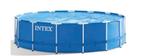 Intex Zwembad 366x76 cm + Afdekzeil, Ophalen, Gebruikt, Minder dan 80 cm, Rond