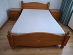 bed, Ophalen, Gebruikt, Bruin, Tweepersoons